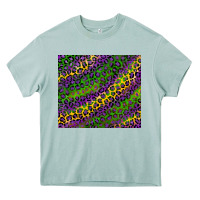 Arona mardi gras leopard Heavy Core Tee - RanaPortraitStore