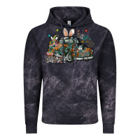 Cloud Black Happy Easter Vintage Hoodie - CowhideDigitalArt