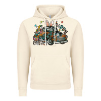 Vintage Artic Happy Easter Vintage Hoodie - CowhideDigitalArt