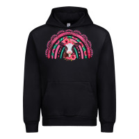 Black valentines day pink gemstones baby calf rainbow Urban Hoodie - Jasminsmagicworld