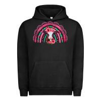 Pigment Black valentines day pink gemstones baby calf rainbow Urban Hoodie - Jasminsmagicworld