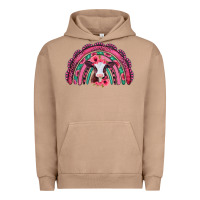 Pigment Burro valentines day pink gemstones baby calf rainbow Urban Hoodie - Jasminsmagicworld