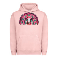 Pigment Salmon valentines day pink gemstones baby calf rainbow Urban Hoodie - Jasminsmagicworld