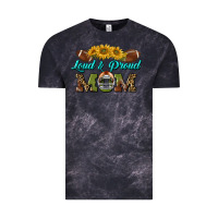 Cloud Black loud and proud mom Vintage Tee - BundleAndBundleShop