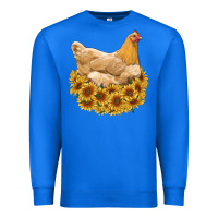 True Royal chicken with sunflowers Premium Sweatshirt - RanaPortraitStore