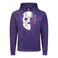 Cloud Purple jason hockey mask halloween Vintage Hoodie - baoMotion