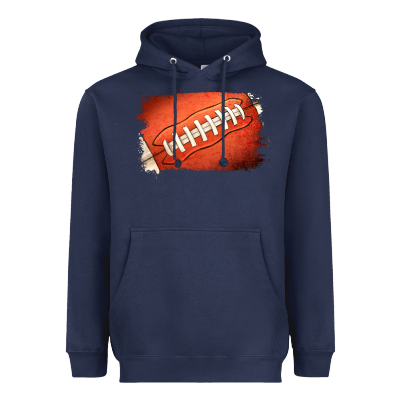 American Football Brushstroke Heavyweight Hoodie by RanaPortraitStore | Teevron