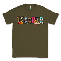 Army Green teacher Classic Tee - OliviaCreatesArt