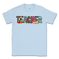 Dusty Blue teacher Classic Tee - OliviaCreatesArt