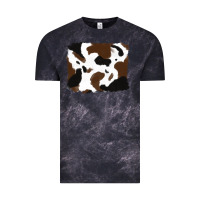 Cloud Black cowhide Vintage Tee - RanaPortraitStore
