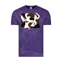 Cloud Purple cowhide Vintage Tee - RanaPortraitStore