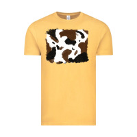 Vintage Mustard cowhide Vintage Tee - RanaPortraitStore