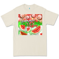 Bone Watermelon and coconut summer 20oz skinny tumbler Premium Tee - FaDigitalArtStudio