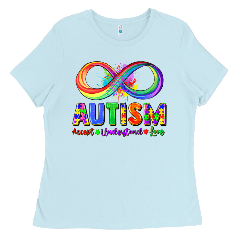 Autism Accept Understand Love Ladies Tee by FaDigitalArtStudio | Teevron
