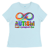 Baby Blue Autism accept understand love Ladies Tee - FaDigitalArtStudio