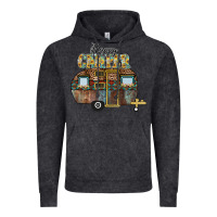 Vintage Arctic Happy Camper Vintage Hoodie - CowhideDigitalArt
