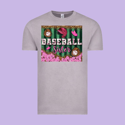 Baseball Sister Tumbler Vintage Tee Designed By Bundleandbundleshop