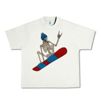 Skeleton Snowboard Urban Heavy Tee | Teevron