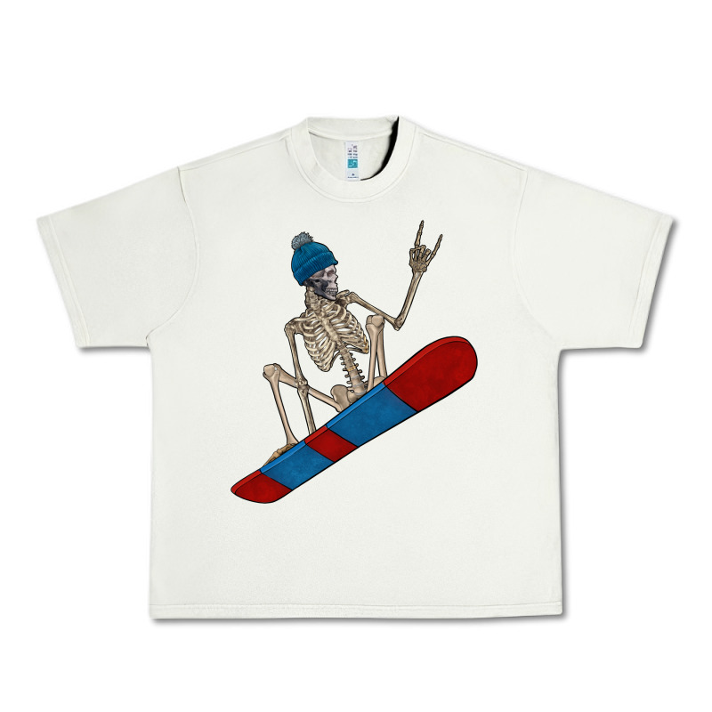 Skeleton Snowboard Urban Heavy Tee by FaDigitalArtStudio | Teevron
