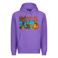 Purple jusa a girl who loves fall Premium Hoodie - Artiststas