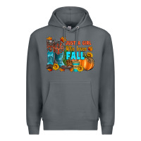 Rock jusa a girl who loves fall Premium Hoodie - Artiststas