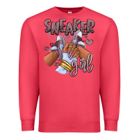 Cardinal sky j mauve sneaker girl afro woman Premium Sweatshirt - RanaPortraitStore