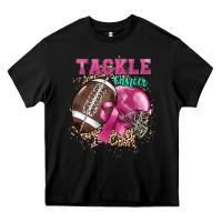 Black Tackle Cancer Heavy Core Tee - HowdyJamesFarm