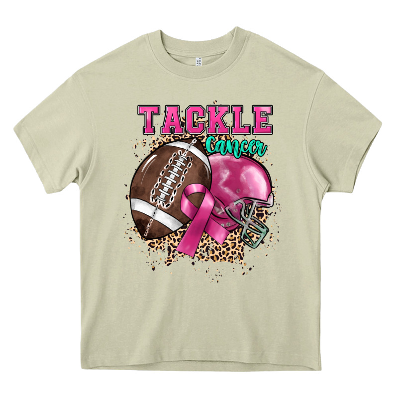 Tackle Cancer Heavy Core Tee by HowdyJamesFarm | Teevron