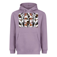 Lavender cowhide brushstrokes Heavyweight Hoodie - RanaPortraitStore