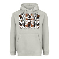 Moon Dust cowhide brushstrokes Heavyweight Hoodie - RanaPortraitStore