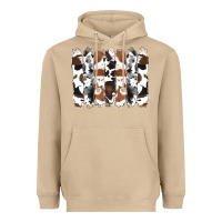 Mushroom cowhide brushstrokes Heavyweight Hoodie - RanaPortraitStore