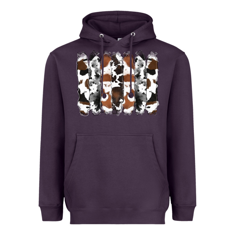 Cowhide Brushstrokes Heavyweight Hoodie by RanaPortraitStore | Teevron