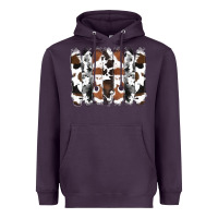 Plum cowhide brushstrokes Heavyweight Hoodie - RanaPortraitStore