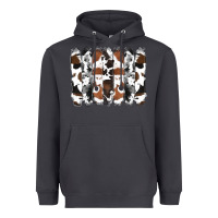 Smoke cowhide brushstrokes Heavyweight Hoodie - RanaPortraitStore