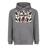 Storm cowhide brushstrokes Heavyweight Hoodie - RanaPortraitStore