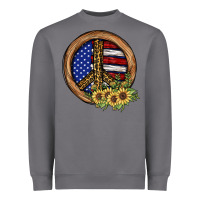 Storm Peace Sign Heavyweight Sweatshirt - JahusDesignShop