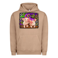 Pigment Burro mardi gras western leopard pigs Urban Hoodie - Jasminsmagicworld