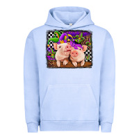 Pigment Grape Ice mardi gras western leopard pigs Urban Hoodie - Jasminsmagicworld