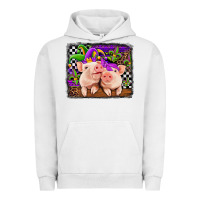 Pigment Lunar Rock mardi gras western leopard pigs Urban Hoodie - Jasminsmagicworld