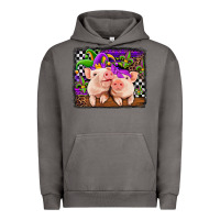 Pigment Tornado mardi gras western leopard pigs Urban Hoodie - Jasminsmagicworld