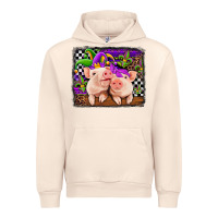Sandshell mardi gras western leopard pigs Urban Hoodie - Jasminsmagicworld