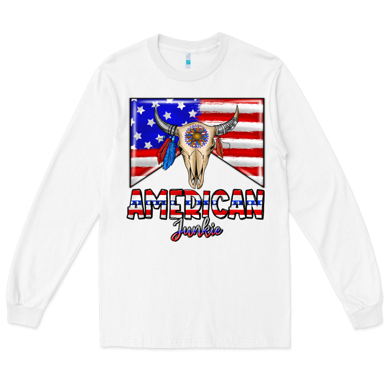 American Junkie Long Sleeve Tee by CowhideDigitalArt | Teevron