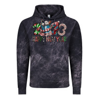 Cloud Black 2023 Happy New Year Vintage Hoodie - CowhideDigitalArt