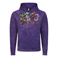 Cloud Purple 2023 Happy New Year Vintage Hoodie - CowhideDigitalArt