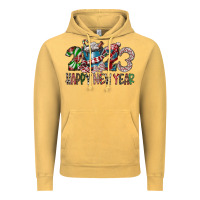 Vintage Mustard 2023 Happy New Year Vintage Hoodie - CowhideDigitalArt