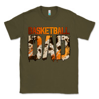Army Green no background basketball dad Classic Tee - Jasminsmagicworld