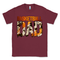 Burgundy no background basketball dad Classic Tee - Jasminsmagicworld
