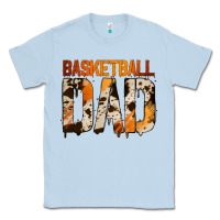 Dusty Blue no background basketball dad Classic Tee - Jasminsmagicworld