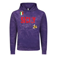 Cloud Purple sicily Vintage Hoodie - baoMotion