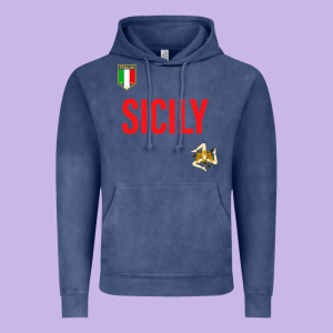 Sicily Vintage Hoodie Designed By Baomotion